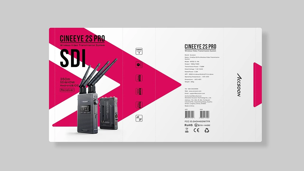 CineEye 2S Pro SDI 包装版面